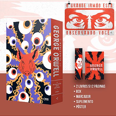 Box George Orwell - O Horizonte (2 Livros + Pôster + Suplemento)..-