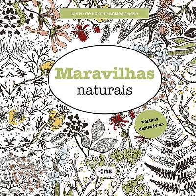 Livro De Colorir Antiestresse Maravilhas Naturais..-