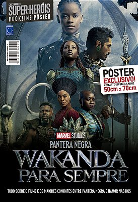 Superpôster Mundo Dos Super-Heróis - Pantera Negra: Wakanda Para Sempre - Arte C