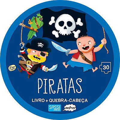 Piratas: Livro + Quebra-Cabeça Gigante