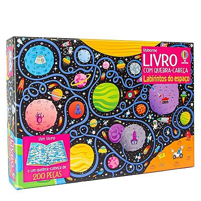 Livro Com Quebra-Cabeça - Labirintos Do Espaço