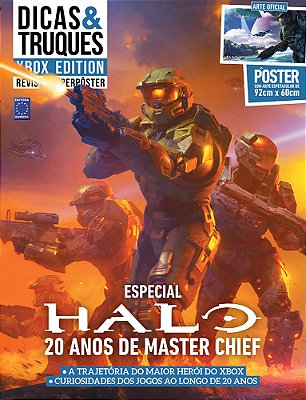 Superpôster Dicas E Truques Xbox Edition - Halo 20 Nos De Master Chief