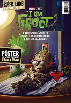 Superpôster Mundo Dos Super-Heróis - Eu Sou Groot - Arte A