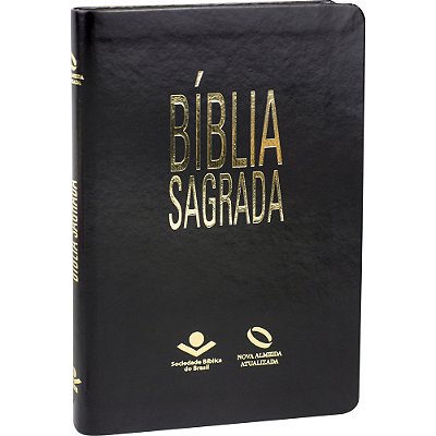 Bíblia Sagrada - Couro Sintético Preto Nova Almeida Atualizada (Naa)