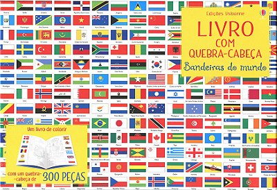 Bandeiras Do Mundo: Livro Com Quebra-Cabeça