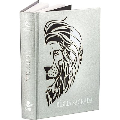 Bíblia Sagrada Letra Grande - Capa Corte Vazado Leão Nova Almeida Atualizada (Naa)