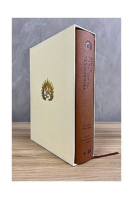 Bíblia De Estudo Da Fé Reformada - Capa Luxo Marrom E Estojo