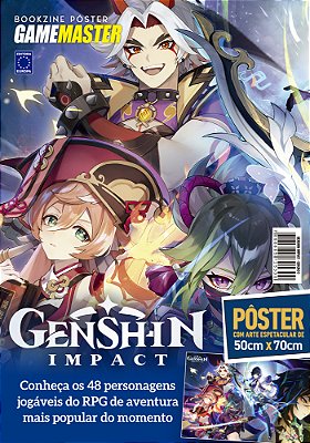 Superpôster Game Master - Genshin Impact - Arte C