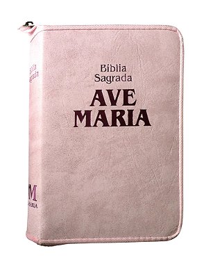 Bíblia Zíper Strike - Média - Rosa