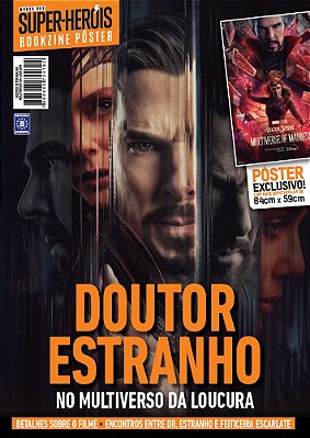 Superpôster Mundo Dos Super-Heróis - Doutor Estranho 2 - No Multiverso Da Loucura - Arte B