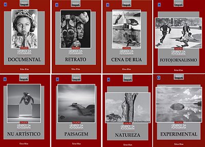 Coleção Gêneros Da Fotografia (8 Livros)
