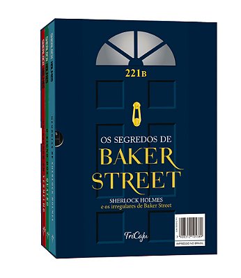 Os Segredos De Baker Street - Box Com 3 Livros-..