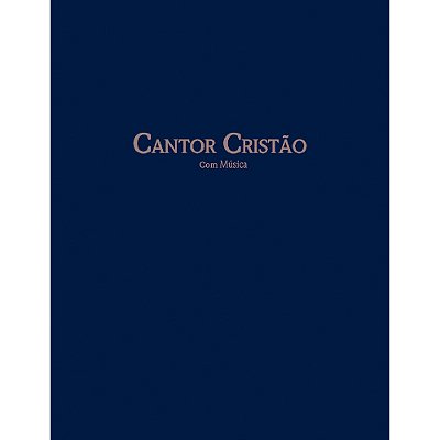 Cantor Cristão Grande Com Música - Espiral Azul