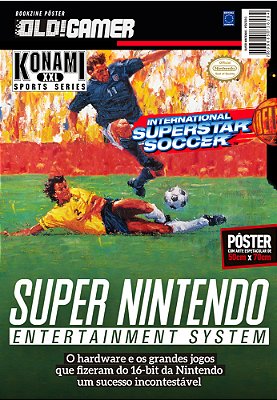 Superpôster Old! Gamer - Super Nintendo: Arte C (International Superstar Soccer)