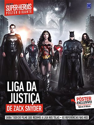 Superpôster Mundo Dos Super-Heróis - Liga Da Justiça: Zack Snyder Cut