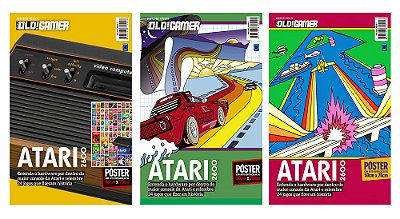 Superpôster Old! Gamer - Atari 2600 - Arte A + B + C