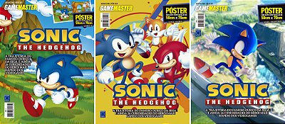 Superpôster Game Master - Sonic The Hedgehog - Arte A+b+c
