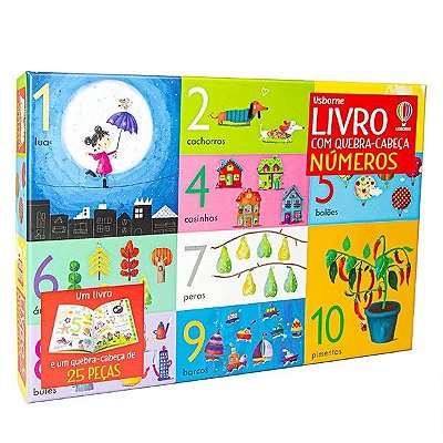 Livro Com Quebra-Cabeça - Números
