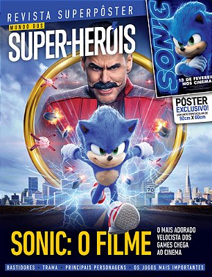 Superpôster Mundo Dos Super-Heróis - Sonic: O Filme