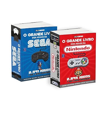 O Grande Livro Dos Jogos Sega + Nintendo (Coleção - 2 Livros)