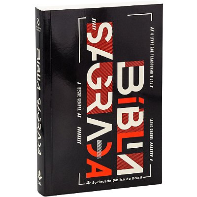 Bíblia Letra Grande Capa Brochura Nova Almeida Atualizada (Naa)