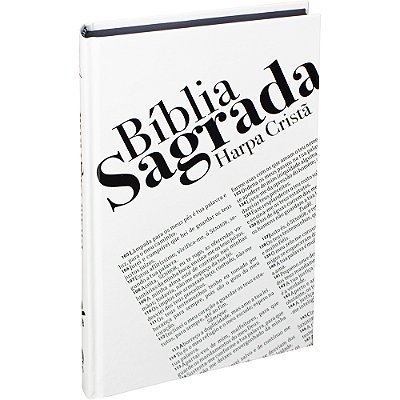 Bíblia Sagrada Texto - Com Harpa Cristã Almeida Revista E Corrigida (Arc)