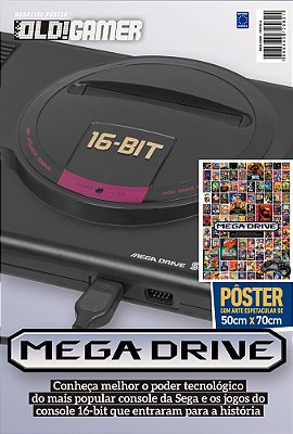 Superpôster Old! Gamer - Mega Drive - Arte A - Grandes Sucessos