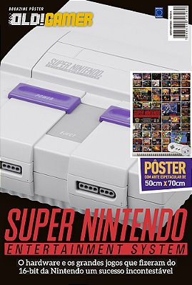 Superpôster Old! Gamer - Super Nintendo: Arte A (Hardware E Jogos)