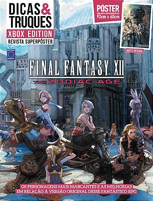 Superpôster Dicas E Truques Xbox Edition - Ffxii: The Zodiac Age