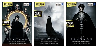Superpôster Mundo Dos Super-Heróis - Sandman - Arte A+b+c