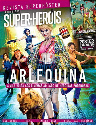 Superpôster Mundo Dos Super-Heróis - Arlequina