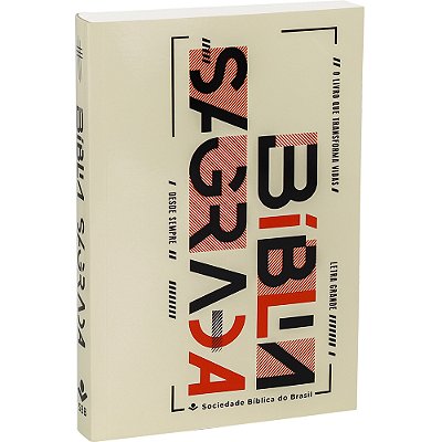 Bíblia Letra Grande Capa Brochura Nova Tradução Na Linguagem De Hoje (Ntlh)