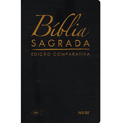 Bíblia Comparativa Grande Rc - Nvi- Luxo Preta