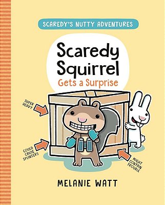 Scaredy Squirrel Gets A Surprise - Scaredy's Nutty Adventures - Book 2-..
