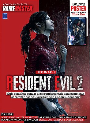 Superpôster Game Master - Detonado Resident Evil 2 (Claire)