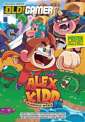 Superpôster Old! Gamer - Alex Kidd In Miracle World