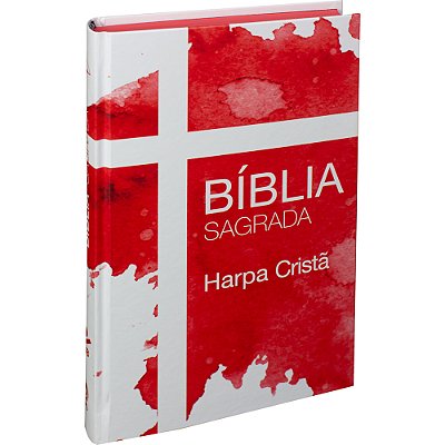 Bíblia Sagrada Cruz - Com Harpa Cristã Almeida Revista E Corrigida (Arc)
