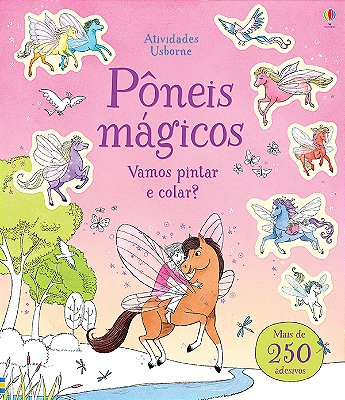 Pôneis Mágicos: Vamos Pintar E Colar?