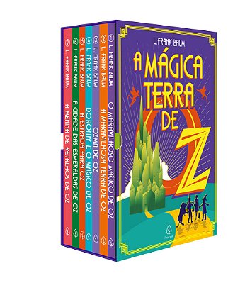 Box - A Mágica Terra De Oz - Vol. I - Com Sete Livros E Marcadores De Páginas Imantados