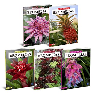 Enciclopédia De Bromélias (Coleção - 5 Volumes)