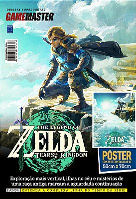 Superpôster Game Master - Zelda: Tears Of The Kingdom - Arte A