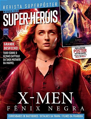 Superpôster Mundo Dos Super-Heróis - X-Men Fênix Negra