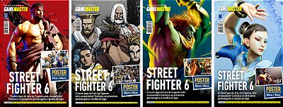 Superpôster Game Master - Street Fighter 6 - Arte A+b+c+d
