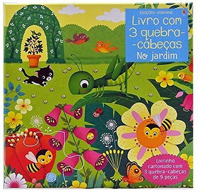 No Jardim: Livro Com 3 Quebra-Cabeças