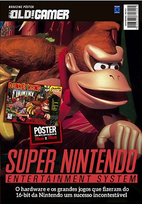Superpôster Old! Gamer - Super Nintendo: Arte D (Donkey Kong Country)