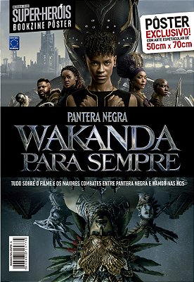 Superpôster Mundo Dos Super-Heróis - Pantera Negra: Wakanda Para Sempre - Arte A