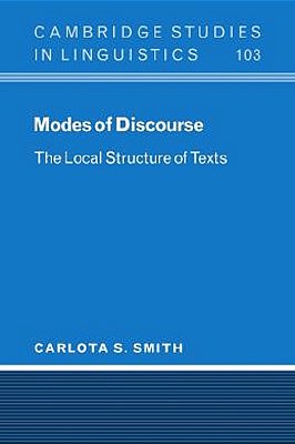 Modes Of Discourse - The Local Structure Of Texts