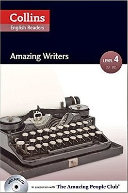 Amazing Writers - Collins English Readers - Level 4 - Book With MP3 CD