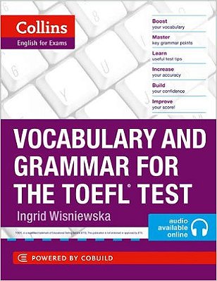 Collins Vocabulary And Grammar For The TOEFL Test - Book With MP3 Audio CD - Audio Available Online