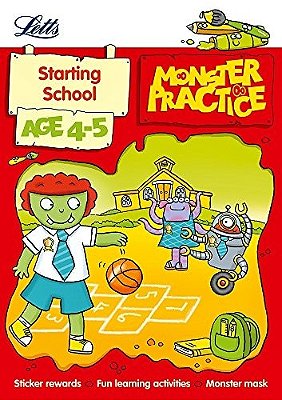 Monster Practice - Starting School - Age 4-5 - Book With Sticker